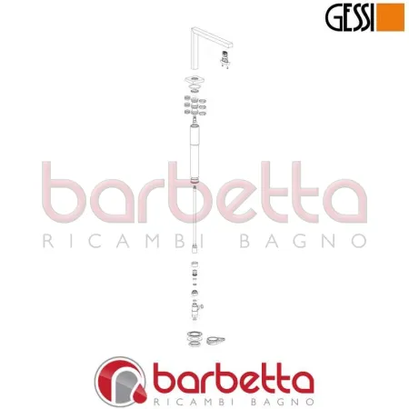 BOCCA COMPLETA RICAMBIO GESSI SP03062