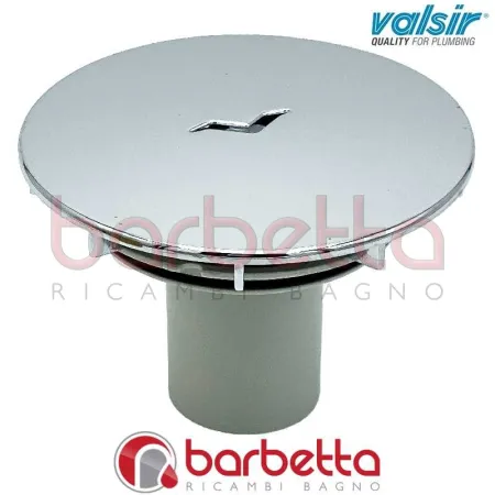 COPERCHIO CROMATO RICAMBIO PILETTA SIFONE VALSIR VS0701659