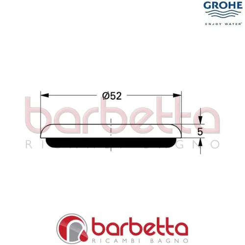 ROSETTE RICAMBIO GROHE 45540