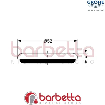 ROSETTE RICAMBIO GROHE 45540