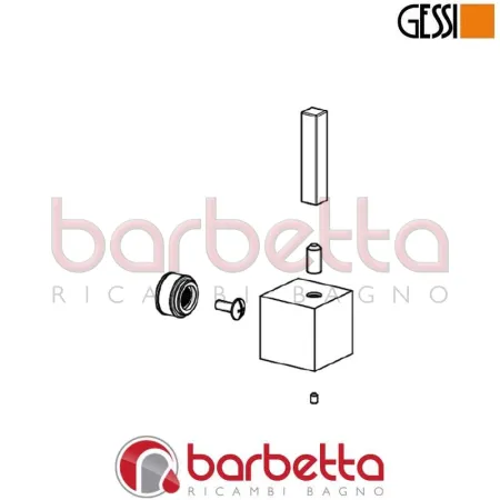 MANIGLIA RICAMBIO GESSI SP01145