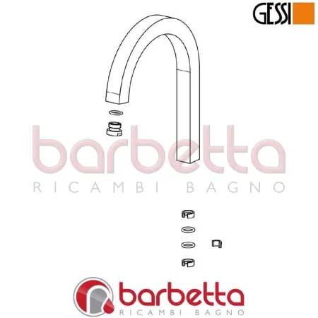 CANNA COMPLETA RICAMBIO GESSI SP01148