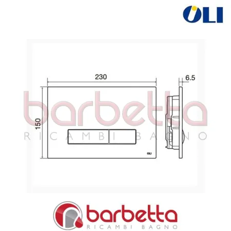 PLACCA DI COMANDO RICAMBIO OLI 139178