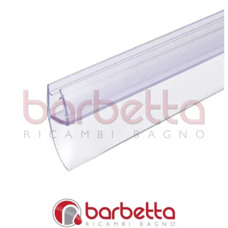 GUARNIZIONE DOCCIA PARAGOCCE VERTICALE 6 MM CON ALA 12 MM