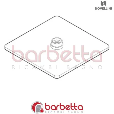 SOFFIONE CABINA GLAX 2.0 RICAMBIO NOVELLINI SOFG2-K