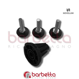 CONFEZIONE PIEDINI PIATTO WALK H.10 CM RICAMBIO NOVELLINI R05PIWKN