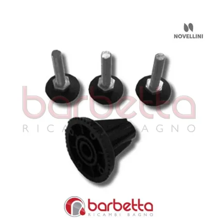 CONFEZIONE PIEDINI PIATTO WALK H.10 CM RICAMBIO NOVELLINI R05PIWKN