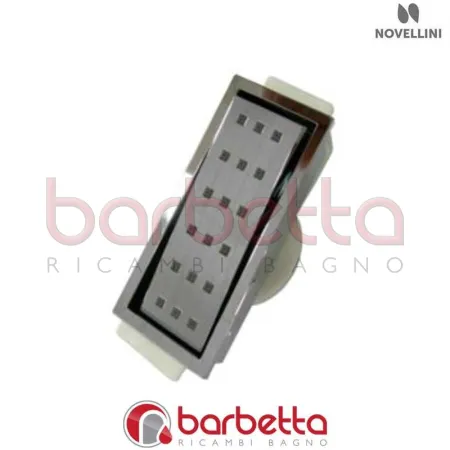 CONFEZIONE BOCCHETTA JET RETTANGOLARE CAB. COL RICAMBIO NOVELLINI BOC025JET-K