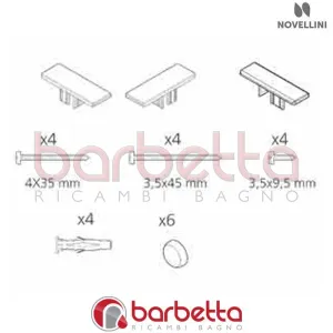 CONFEZIONE MONTAGGIO LATO BH 02 2A RICAMBIO NOVELLINI R01BH22A1-A