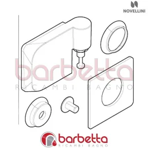 CERNIERA MOBILE DX BRERA BV01 RICAMBIO NOVELLINI R02MBDVMO1-K
