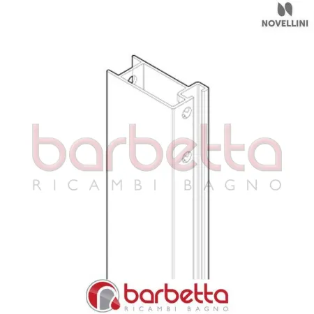 SCHIENALE LATO CERNIERA MEDIA 2.0 G H195 RICAMBIO NOVELLINI P03BM2CGST-A