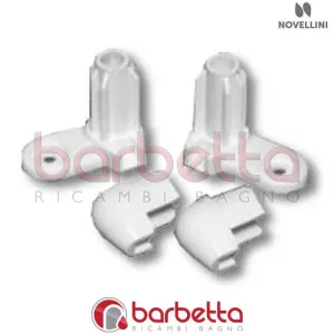 CONFEZIONE PIEDINI GO JOKER VERS.02 BIANCO RICAMBIO NOVELLINI R05PIGO2-A