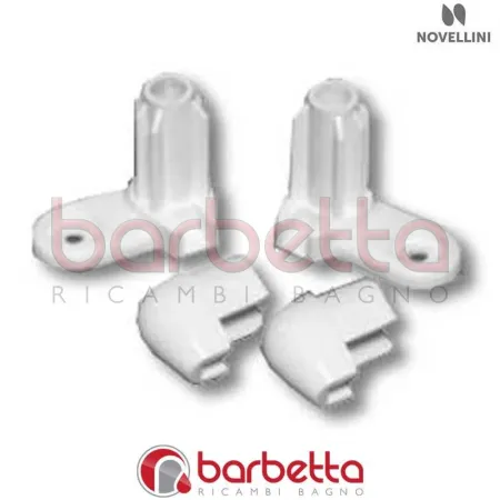 CONFEZIONE PIEDINI GO JOKER VERS.02 BIANCO RICAMBIO NOVELLINI R05PIGO2-A