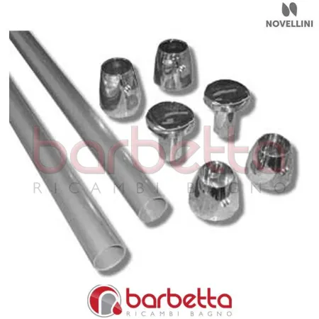 STAFFA SEDILE GO-JOKER-P IN FINITURA SILVER RICAMBIO NOVELLINI R80PAGO1-B