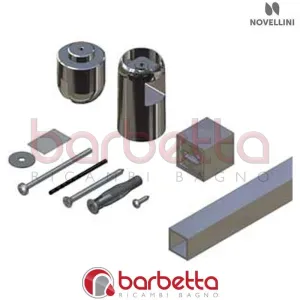 BARRA SOSTEGNO GO N 100 CM IN FINITURA BIANCO RICAMBIO NOVELLINI R80GON10-A