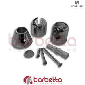 CONFEZIONE ACCESSORI E VITI IN FINITURA BIANCO RICAMBIO NOVELLINI R801YOFIS-A