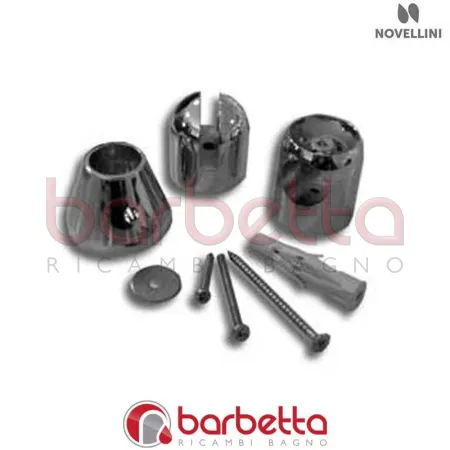 CONFEZIONE ACCESSORI E VITI IN FINITURA CROMO RICAMBIO NOVELLINI R801YOFIS-K