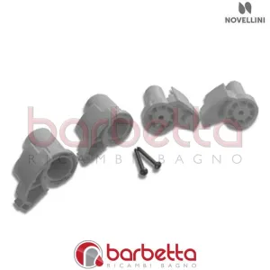 CONFEZIONE CERNIERE GO 2-4-6-8 IN FINITURA CROMO RICAMBIO NOVELLINI R02GOMO1-K