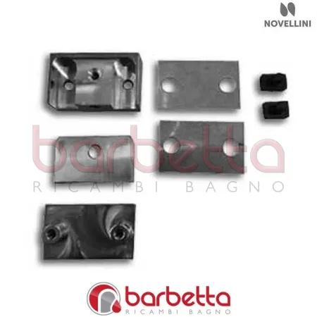 CONFEZIONE BLOCCHETTO ANTERIORE DIAMANTI 2P RICAMBIO NOVELLINI R09DIA2PA1-K