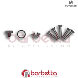 CONFEZIONE VITERIA BINARIO+GOMMINI DIAMANTI 2P+F RICAMBIO NOVELLINI R01P11DIA2PF1