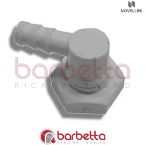 RACCORDO 90° GIREVOLE 1/2 FEMMINA PORTAGOMMA RICAMBIO NOVELLINI R90RADP