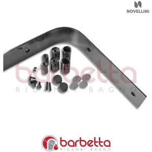 MANIGLIA CON ACCESSORI ANTA LATERALE SUN-LIFE 3 RICAMBIO NOVELLINI R40MASUL1-K