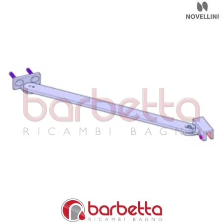 BARRA DI SOSTEGNO LOUVRE 250 MM CM 115-120 RICAMBIO NOVELLINI R80LOU250-K