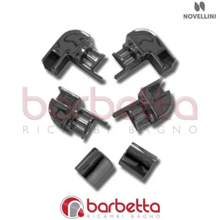 CONFEZIONE DI RACCORDI ANGOLARI PROFILI CORAL G+F/2P+ RICAMBIO NOVELLINI R09CORGF1-K
