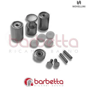 CONFEZIONE ACCESSORI PER FISSAGGIO MANIGLIA MURANO RICAMBIO NOVELLINI R01MAMU1-K