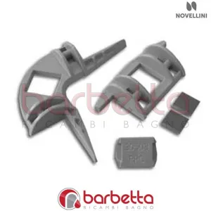 CONFEZIONE FISSAGGIO PER PROFILO ORIZZONTALE PREST2 R-2G RICAMBIO NOVELLINI R08PREST2-33