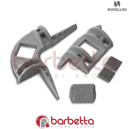 CONFEZIONE FISSAGGIO PER PROFILO ORIZZONTALE PREST2 R-2G RICAMBIO NOVELLINI R08PREST2-33