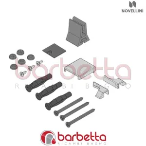 CONFEZIONE MONTAGGIO IN FINITURA NERO BN 01 G X F RICAMBIO NOVELLINI R01BNG01-H