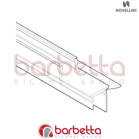 GUARNIZIONE ORIZZONTALE DEVIAGOCCE Z 01 2G L1000 RICAMBIO NOVELLINI R51BZ2G1-TR
