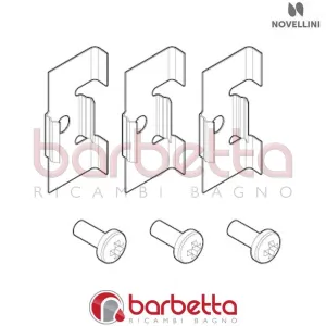 MOLLETTA AGGANCIO COPRIVITE 3 PEZZI RICAMBIO NOVELLINI R03MOLBW1