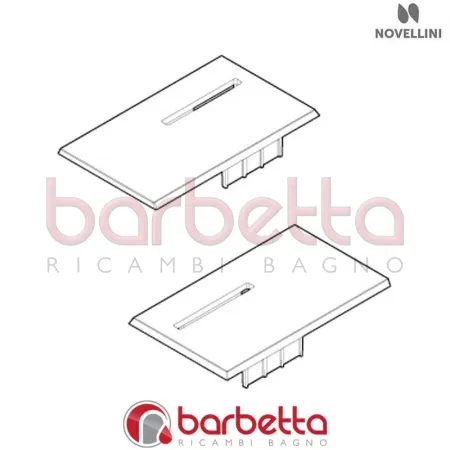CONFEZIONE COPERTURE SCHIENALI CROMO BW 01 RICAMBIO NOVELLINI R04PBWMO1-K