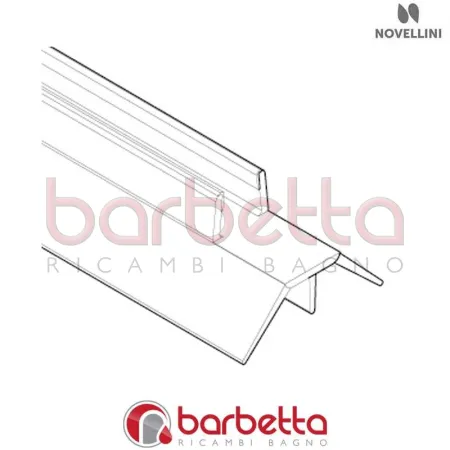 GUARNIZIONE ORIZZONTALE INFERIORE W 01 G-2B L 1000 RICAMBIO NOVELLINI R51BWG01-TR