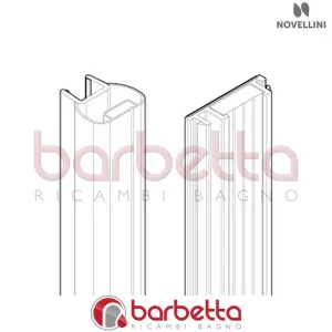 COPPIA MAGNETI IN FINITURA NERO W 01 G RICAMBIO NOVELLINI R10BWG01-H