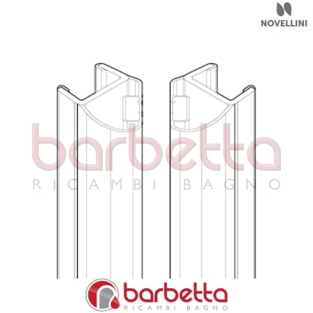 COPPIA MAGNETI W 01 AH-2AH H1935 RICAMBIO NOVELLINI R10BWAH1-TR