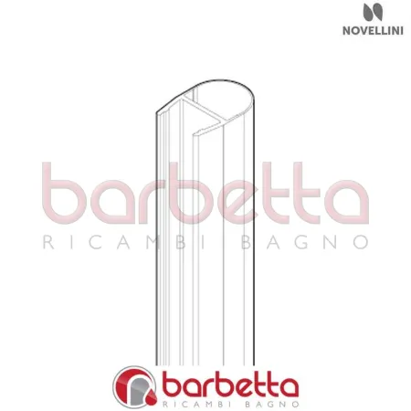 GUARNIZIONE VERTICALE PALLONCINO X 01 PH-2P H2000 RICAMBIO NOVELLINI R50BXMO1-TR