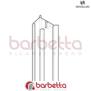 GUARNIZIONE ORIZZONTALE FISSI KUADRA A-2A-2P-F-H MM2000 RICAMBIO NOVELLINI R51KUMO11-TR