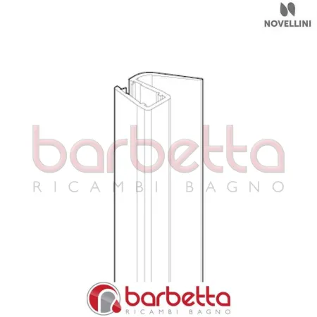 GUARNIZIONE ORIZZONTALE ANTA BX 01 OPERA RICAMBIO NOVELLINI R51BXMO1-TR