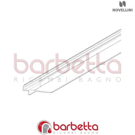 GUARNIZIONE ORIZZONTALE LASTRA BN 01 2G-2GS-A L1000 RICAMBIO NOVELLINI R51BN2G1-TR
