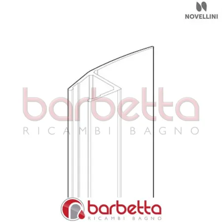 GUARNIZIONE VERTICALE PENNA R04 H L2000 RICAMBIO NOVELLINI R50BR4H1-TR