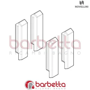 CONFEZIONE PARACOLPI CERNIERE GALA 30214PPX RICAMBIO NOVELLINI R502BR341-H