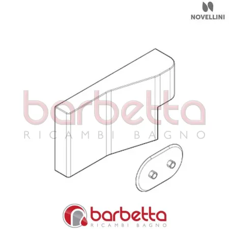 CERNIERA MOBILE DX GALA COMPLETA R03-04 RICAMBIO NOVELLINI R02MBR0DMO2-K