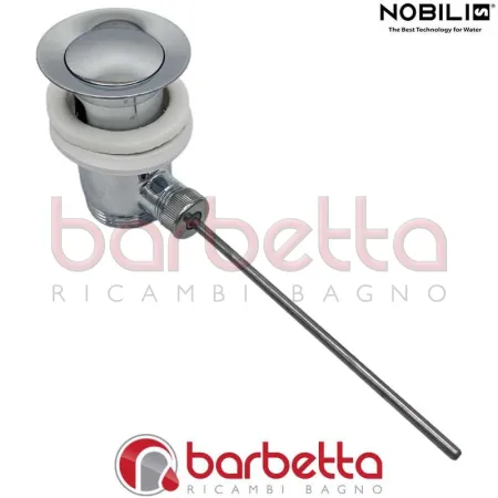 RICAMBIO PILETTA DI SCARICO 1"1/4 LUCIDO TAPPO OTTONE CROMO NOBILI RSC224CR