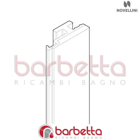 GUARNIZIONE FERMAVETRO GALA 1 RICAMBIO NOVELLINI R50BR1MO2-H