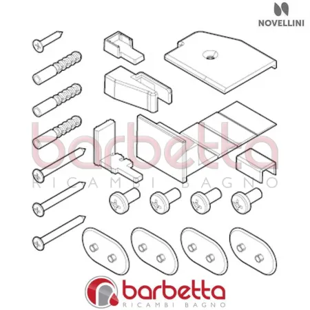 CONFEZIONE MONTAGGIO GALA1 3V 100 DX R03 RICAMBIO NOVELLINI R01BR33VD1-K