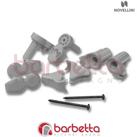 CONFEZIONE CERNIERE E TAPPI YOUNG A-PENTAGONO -R-AUR3 RICAMBIO NOVELLINI R02YOAPR-30
