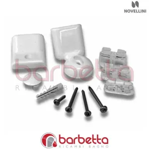 CONFEZIONE RICAMBIO ACCESSORI BARRA PORTASAPONE IN FINITURA SILVER RICAMBIO NOVELLINI R01BARSAP-40